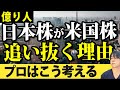 【億トレーダーならこう考える】日本株が米国株を追い抜く(アウトパフォーム)する理由を検証