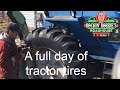 How Rockin Robbie changes tractor tires!!