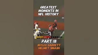 Myles Garrett Helmet Mason Rudolph #nfl #nflfootball #clevelandbrowns #pittsburghsteelers #shorts thumbnail