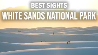 White Sands National Park AMAZING SUNSET & Best Sights | Cinematic Visually Stunning Video Resimi