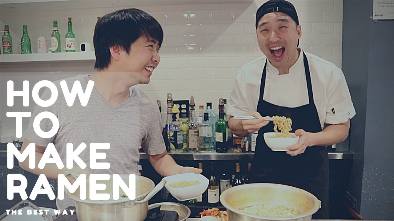 Korean Chef Teaches How to Make the BEST Ramen