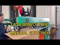 Manual stitching machine 1400 servo motor type carton box nailing machine