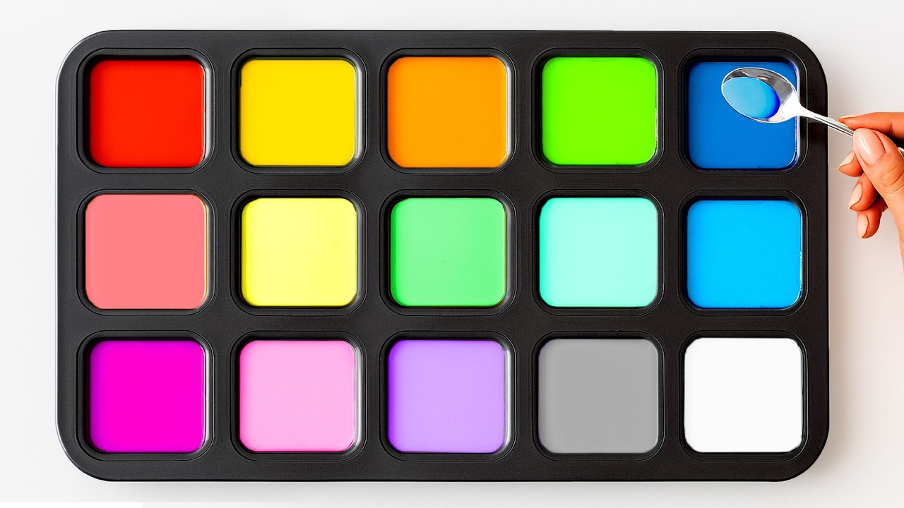 You Won’t Believe This Color Mixing! 3 Paints → 30 NEW Magical Colors!