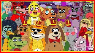Willy's Wonderland vs The Banana Splits vs Five Nights at Freddy's (Parody Animation)