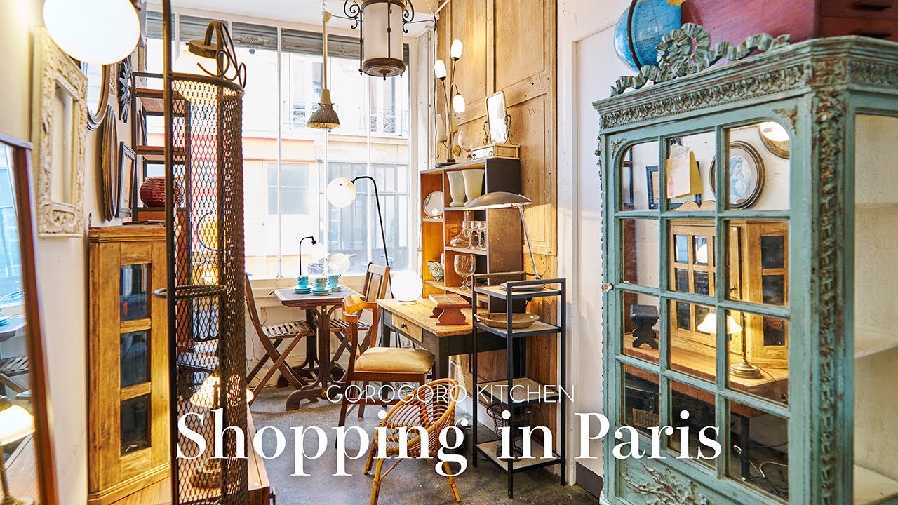 Shopping at an antique shop in Paris｜Introduction to the