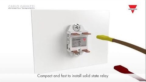 Solid state rele RF1A - Plassbesparende, sikker drift og enkel installasjon | Carlo Gavazzi