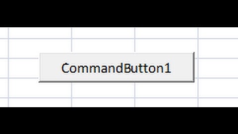 How to insert a Macro Button in Excel (AKA Excel Command Button)