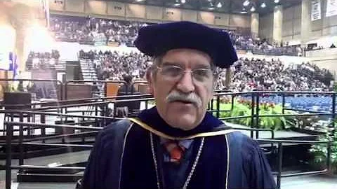 UTSA President Ricardo Romo at Commencement Ceremony
