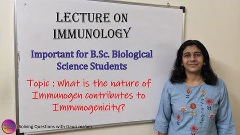 What are the properties of Immunogen so that it can get recognized by the Immune system.