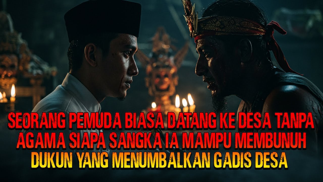 SEORANG PEMUDA BIASA DATANG KE DESA TANPA AGAMA SIAPA SANGKA IA MAMPU MENEWASKAN DUKUN DESA