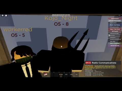 The 05 Council Meeting Roblox Scp Area 51 Youtube