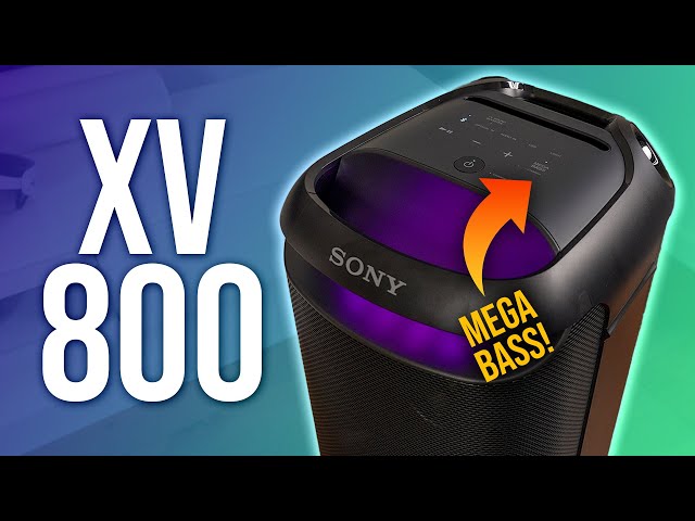 Sony Party Speaker!  XV800 Review ( Karaoke Machine ) class=