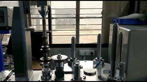 Aditya Engineering Make Gear Roll Tester with DRO for Gear Shaft