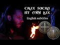 Crux sacra sit mihi lux  st benedict medal prayer in latin by harpa dei 2 hours