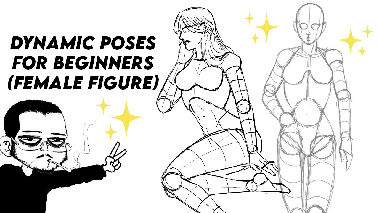 Pose Reference for Artists - Here's a new pose reference! I have 1800  figure guides for your art on www.posemuse.com [Book Set #1] Volume 1:  Dynamic and Sitting Poses Volume 2: Standing