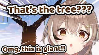 Mumei Saw Fauna's Tree And Was AMAZED At How Huge It Actually Is