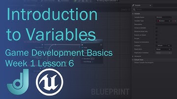 Game Development Basics - Week 1: Lesson 6 [ Introduction to Variables ]