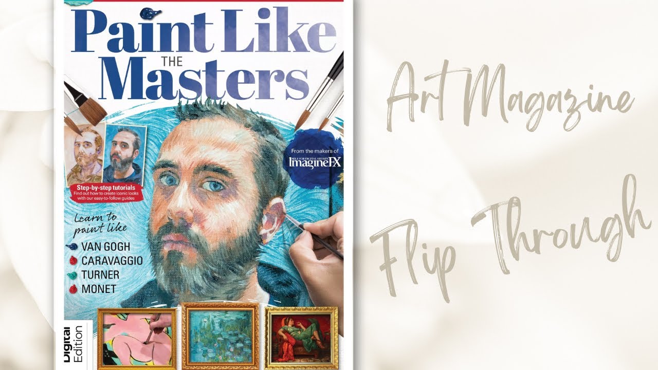 Paint Like The Masters Art Magazine Flip Through YouTube