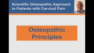 Osteopathic principles cervical pain - OsteopathyBooks