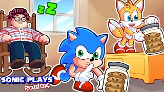 Steal Cookies From Grandma With Tails Sonic Plays Roblox Steal Cookies Ft. Tails