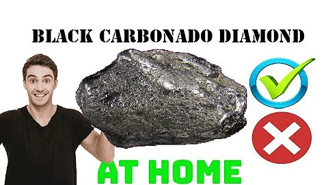 How to Test Black Diamond at Home (CARBONADO) | 7 Simple and Reliable Methods 💎