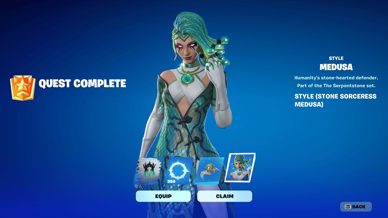 How to Unlock Stone Sorceress Medusa Skin in Fortnite (Full Guide)
