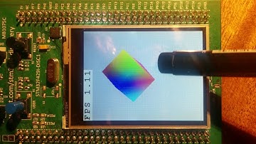 OpenGL on STM32F429 Discovery board