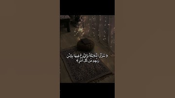 اللهم بلغنا ليلة القدر 🤲🏻🤍🌙| #سورة_القدر #قرآن #quranismylife #shortvideo