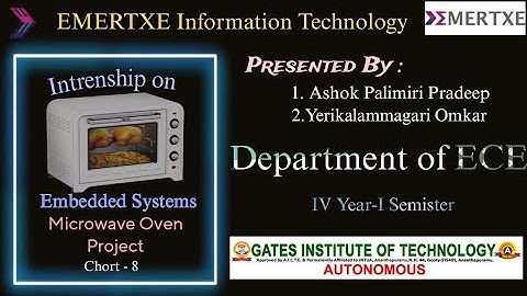 Embedded Systems || Microwave Oven Project Using MPLAB X IDE and PICSimlab || EMERTXE || Chort-8
