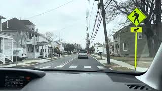 Driving through Allentown, New Jersey