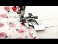 How to use a wide hem foot - quick sewing tips and tutorial from Linda Forager at sewing bee fabrics