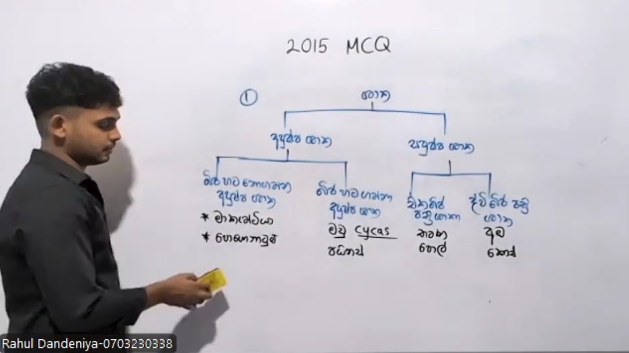 Science 2015 O/L Past Paper Discussion