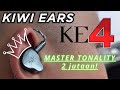 2 DD + 2 BA Smooth... KIWI EARS KE4 IEM Full REVIEW | Vs TINHIFI P1 Max Planar IEM (Duel Tonality)