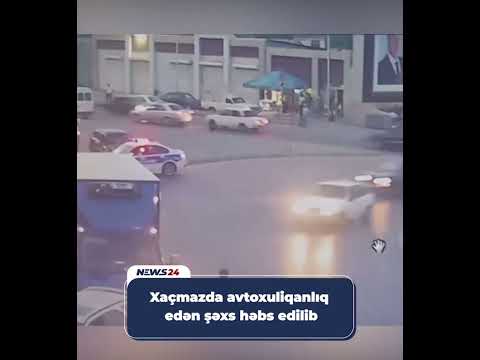 Xaçmazda avtoxuliqanlıq edən şəxs həbs edilib