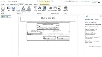 Tutorial Video - Predictive Modelling