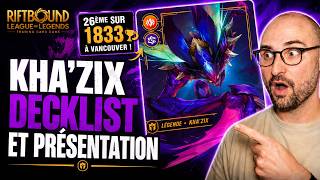 Decklist et Guide KHA'ZIX🔥 comment jouer ce Deck Riftbound sous estimé? 