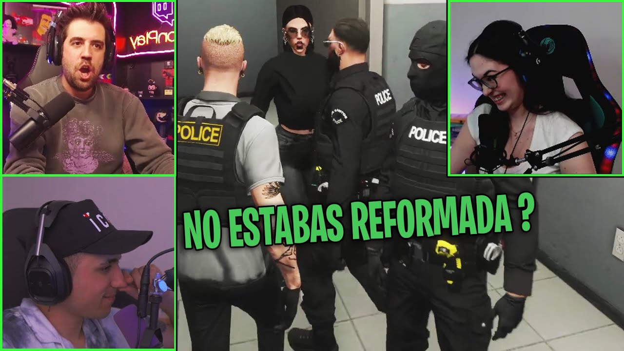 GUSTABO se VUELVE a ENCONTRAR a CORINA DETENIDA 😳🤣