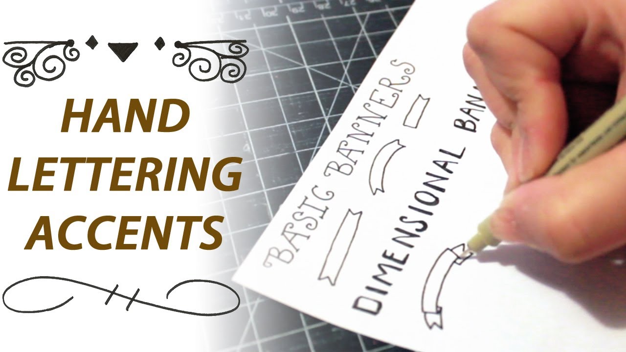 Hand Lettering for Beginners: Easy Accents 