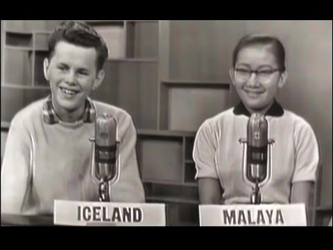 1958 Foreign exchange: Thailand, Malaya, Philippines, Iceland, Turkey, Greece. Subject: Prejudice