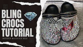 BLING MY WAY: Crocs Tutorial including basic material list 💎