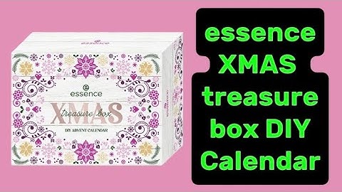 Essence XMAS treasure box DIY Advent Calendar 2025