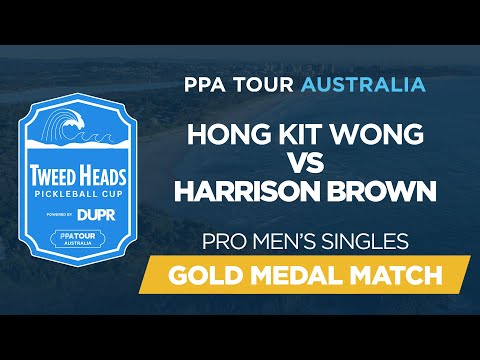 Hong Kit Wong vs Harrison Brown at the Tweed Heads Pickleball Cup | Gold edal Match