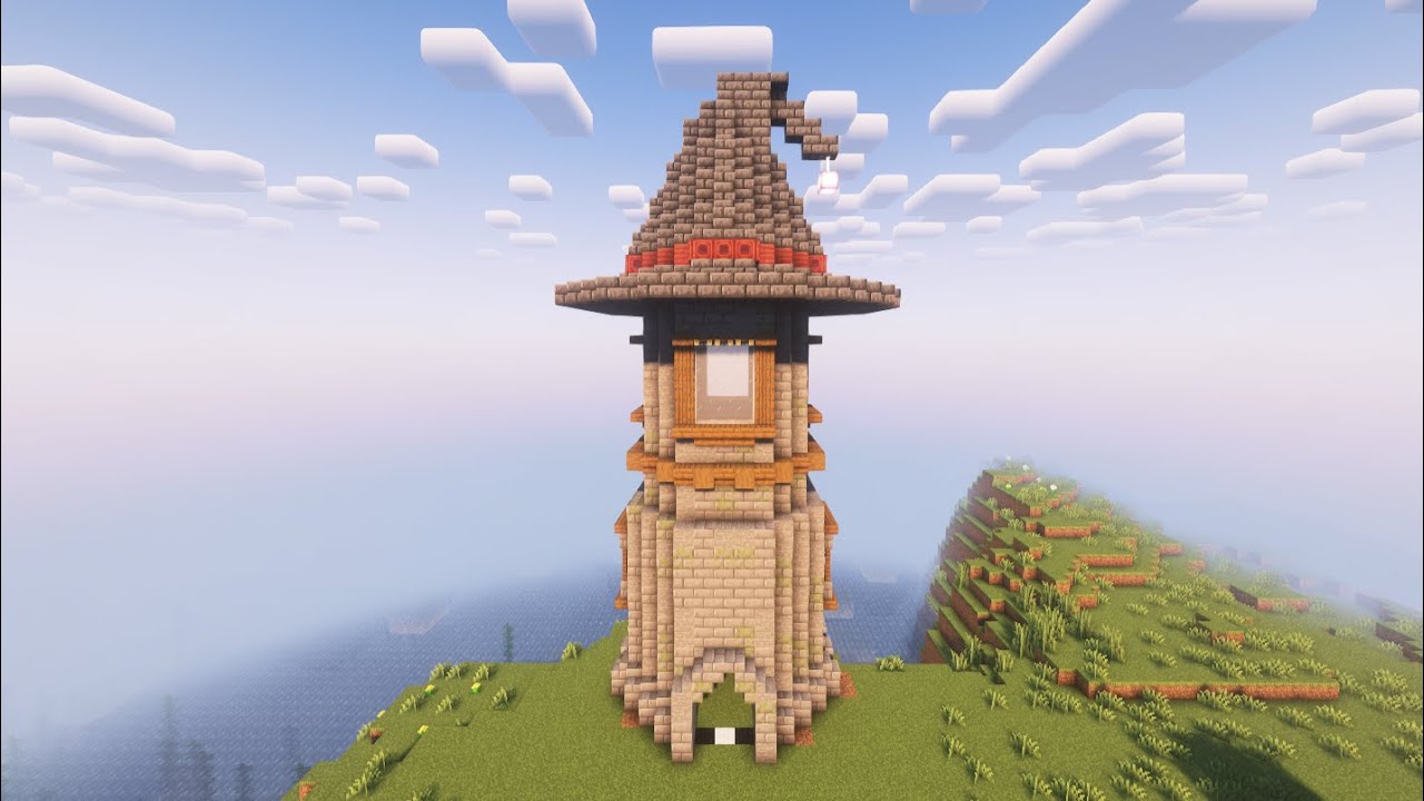 Minecraft: How To Build A Wizard's Tower Tutorial - YouTube