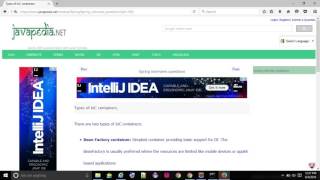 Types of IoC containers. - javapedia.net