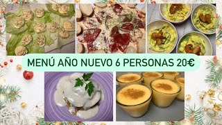 MENÚ NAVIDEÑO🎄por 20€ FÁCIL, RÁPIDO Y BARATO♥