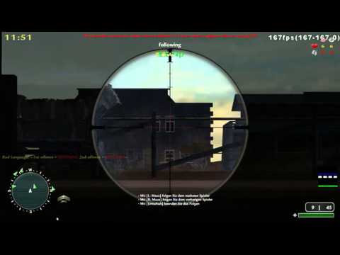 COD2 Sniper server wallhack player -- little idiot