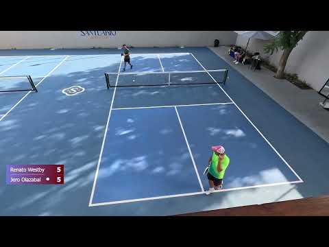 Singles Amistoso 15 Jul 2025 Jeronimo Olazabal vs Renato Westby juego 1