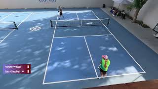 Singles Amistoso 15 Jul 2025 Jeronimo Olazabal vs Renato Westby juego 1