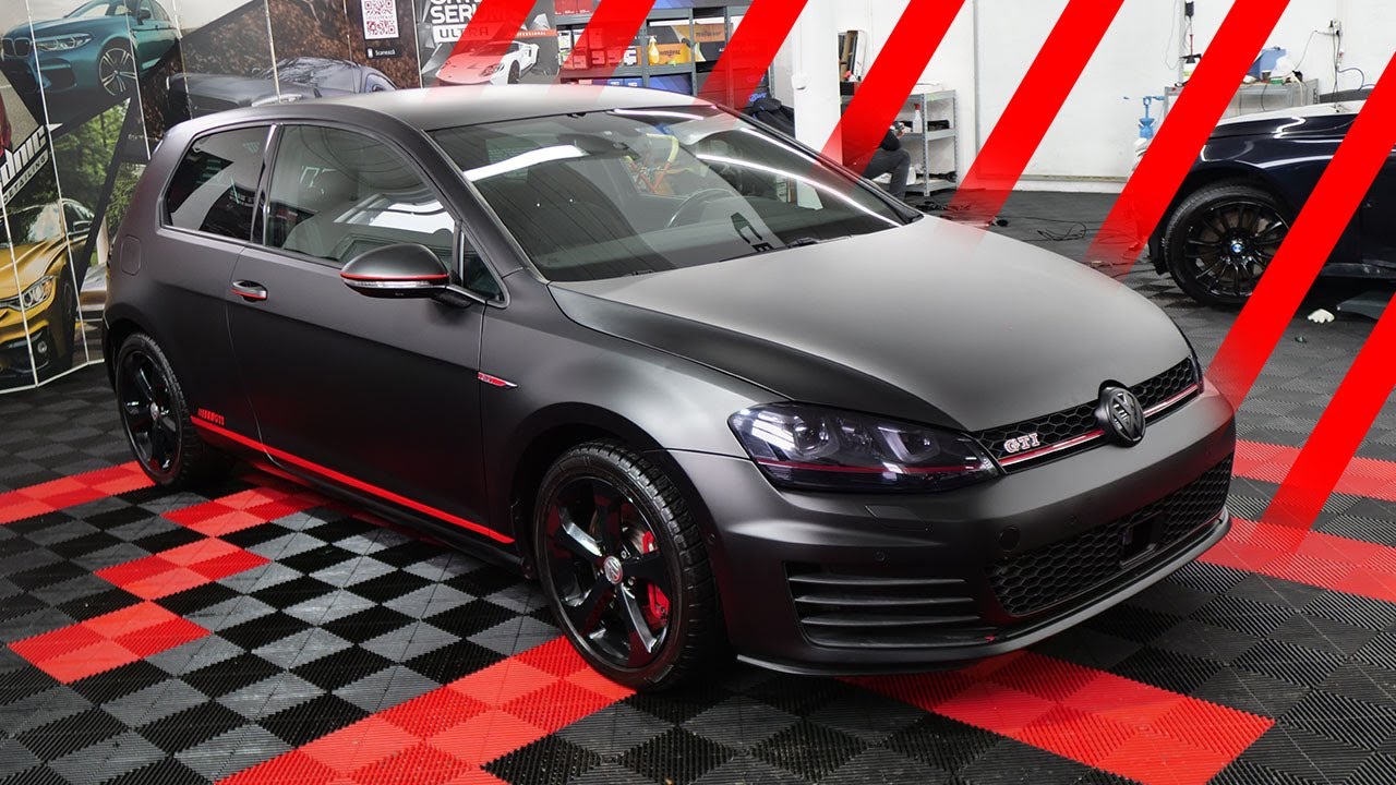 Golf 7 GTI Matte Black Edition|RednicProDetailing - YouTube