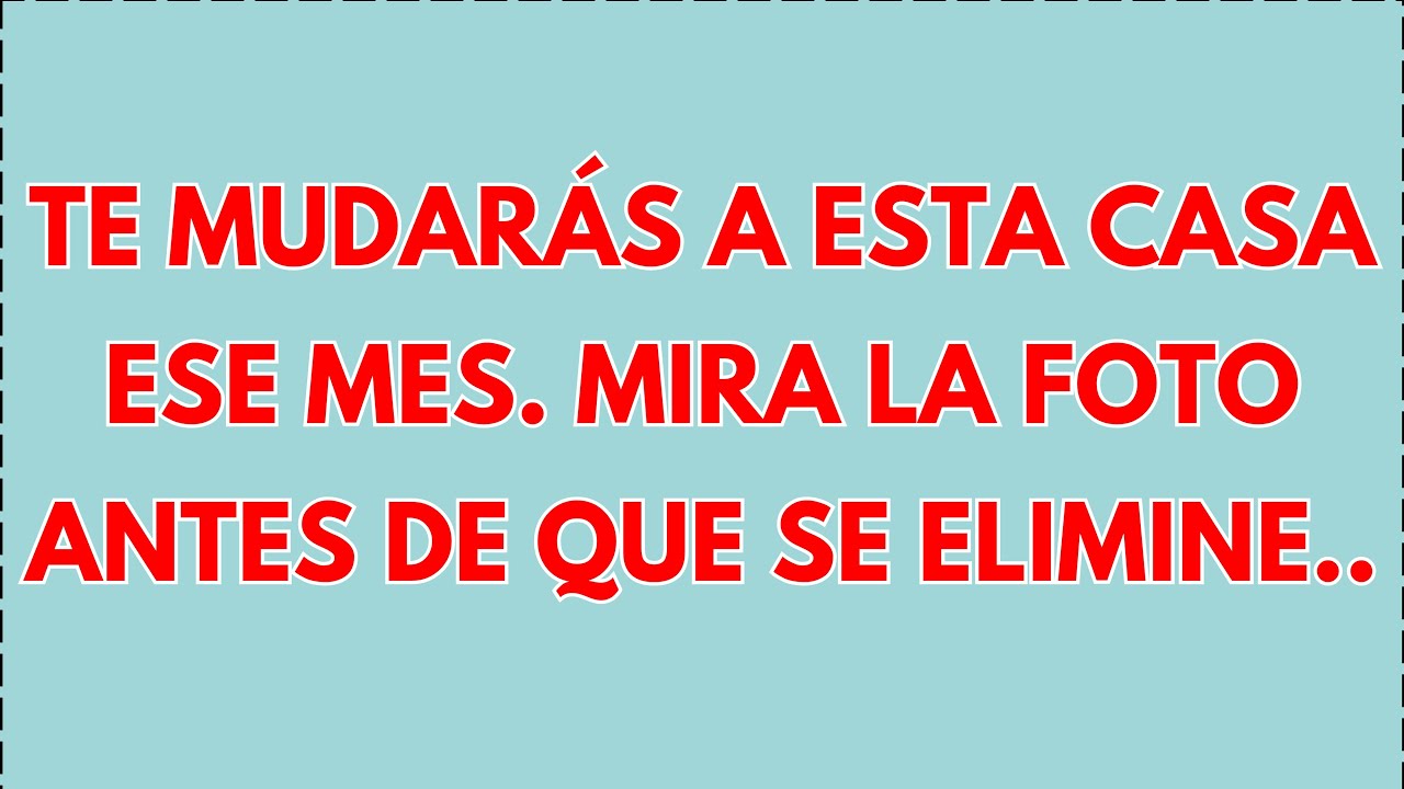 🏠 TE MUDARÁS A ESTA CASA ESE MES… MIRA LA FOTO ANTES DE QUE SEA ELIMINADA PARA SIEMPRE...